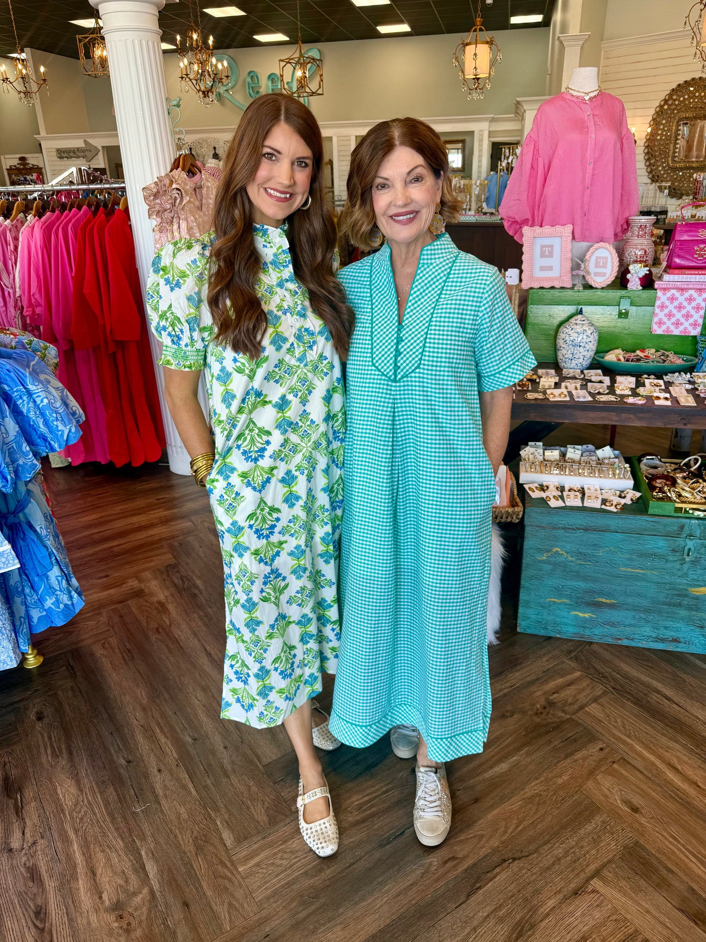 Frilly Collar Floral Dress