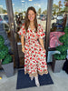 Fall Flower midi Dress