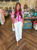 Bexley Bloom Top: Hot Pink