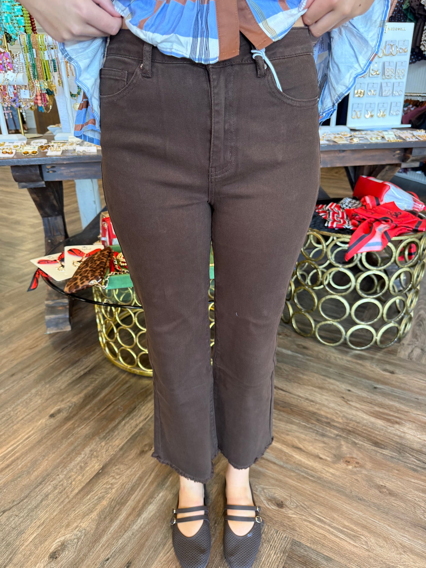 Zenana Jeans: Brown
