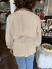 Amber Cinched Blouse: Ecru