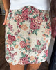Scalloped Rose Button Skirt