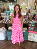 Pretty In Smock Midi Dress
