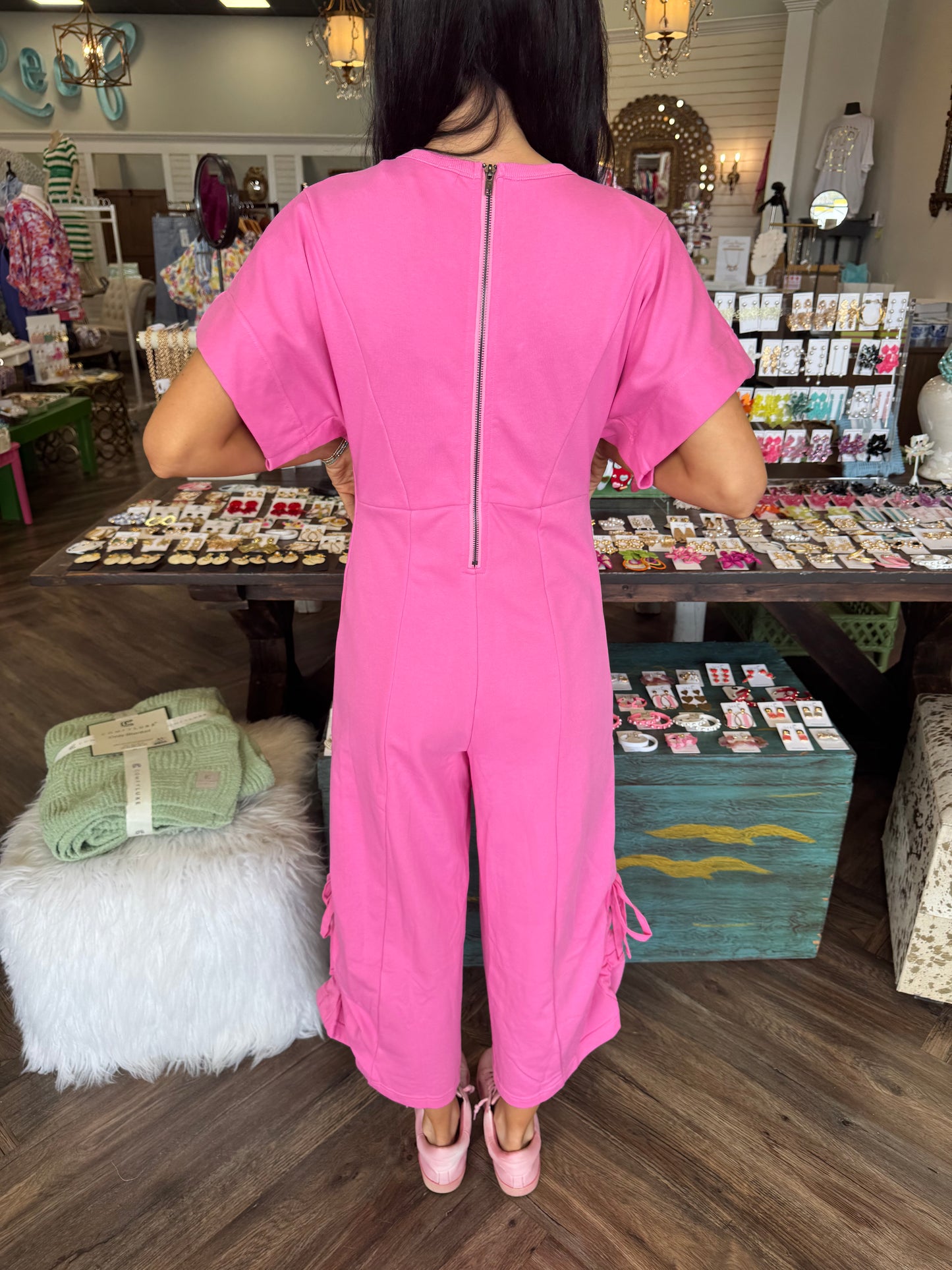 Sue Jumpsuit: Pink