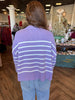 Striped Lavender Sweater