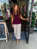Must Have Stripe Pants: Maroon