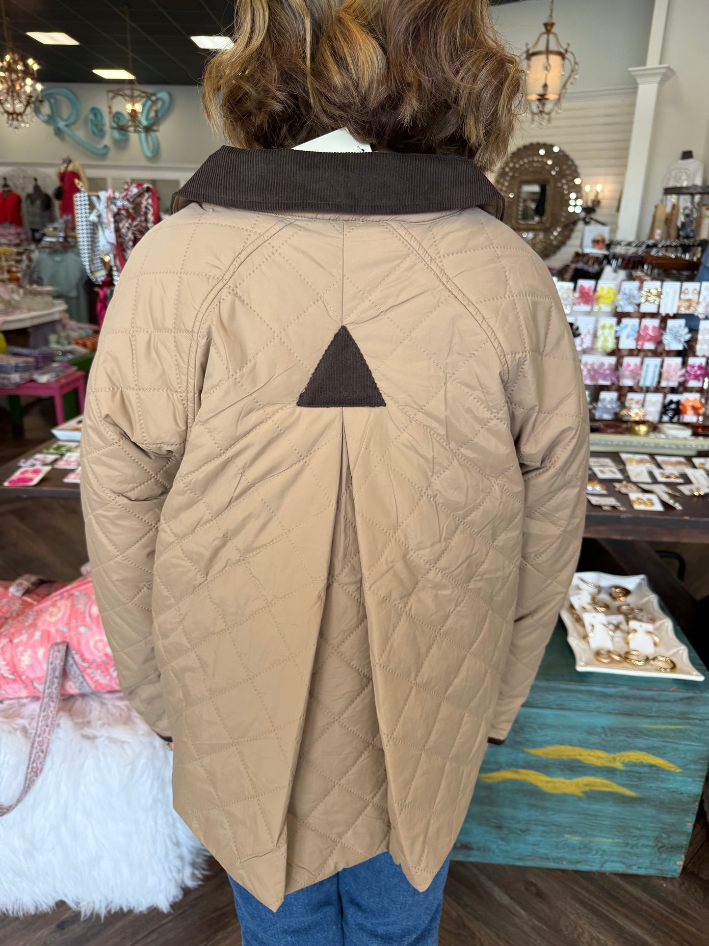 Fav Quilted Jacket: Mouse