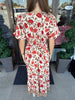 Fall Flower midi Dress