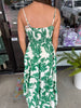 Evergreen Flower Tank Dress