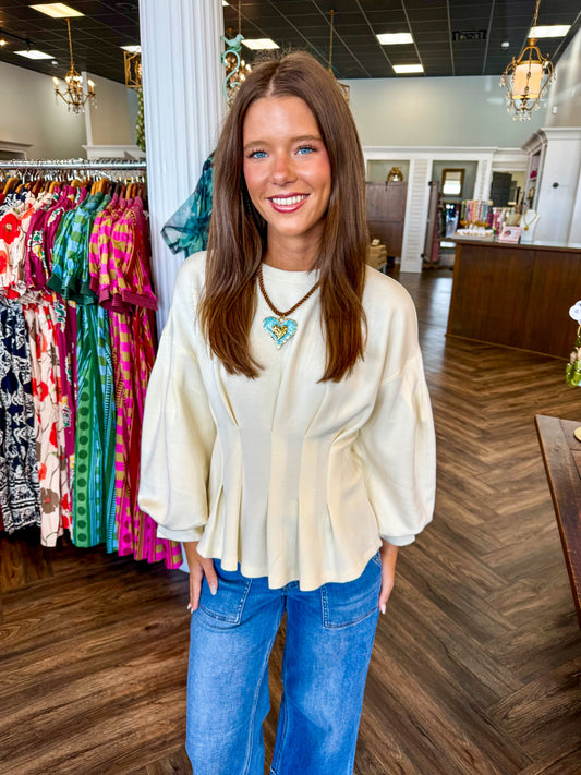 Softest Synch Top: Cream