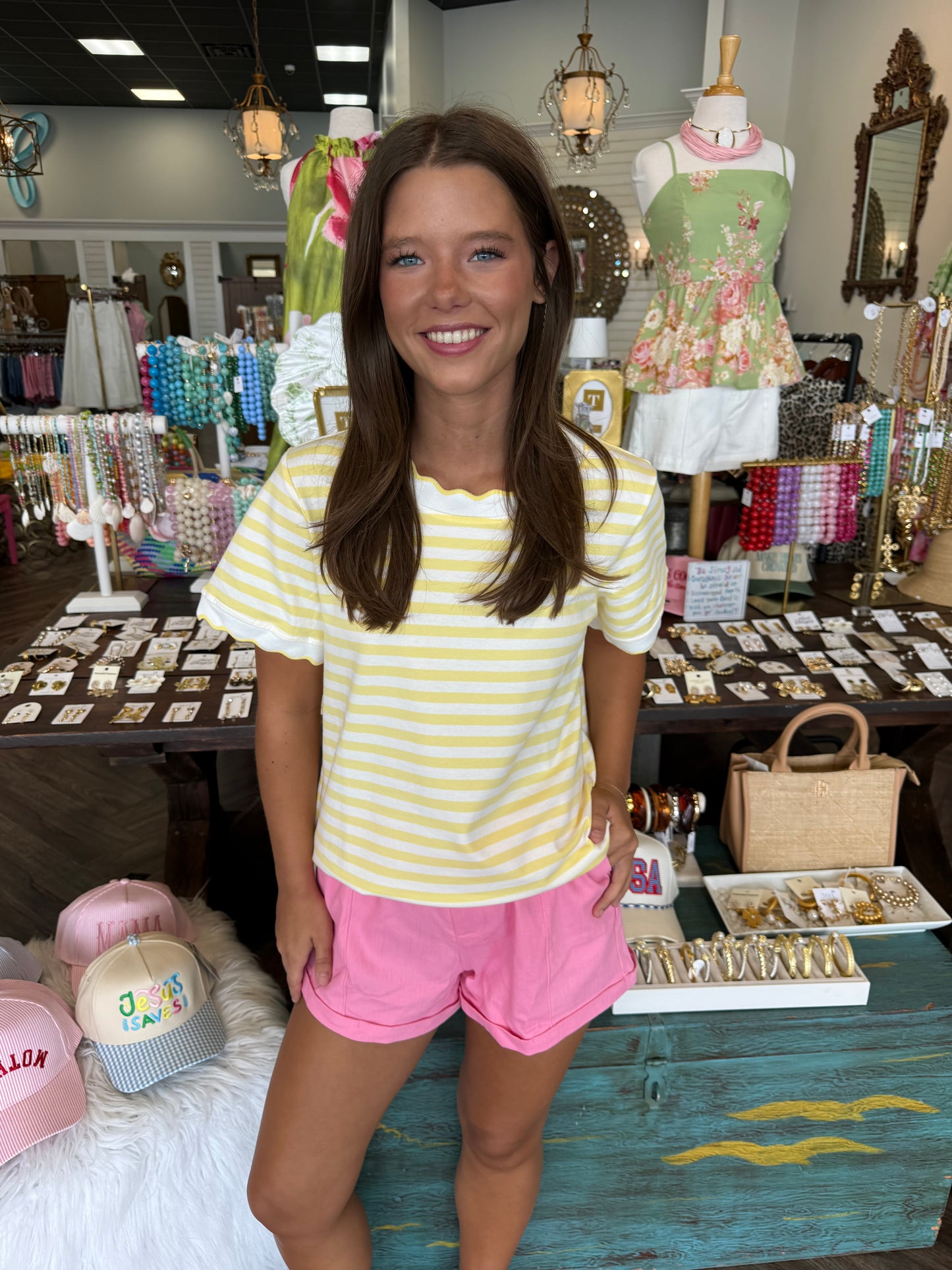 Fancy Shorts- Pink