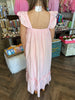 Sweet Babydoll Dress: Blush