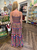 Colorful Plaid Midi Dress