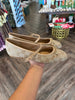 Mary Jane Horsebit Canvas Flats