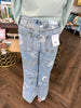 Floral Printed Vervet Jeans