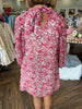Mary Square Veronica Dress: Pink