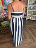 Saylor Striped Maxi Dress