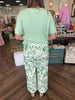 Sassy Green Floral Pants