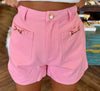 Horsebit Pocket Shorts