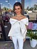 Off Shoulder Bow Top