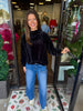 Velvet Pullover Top