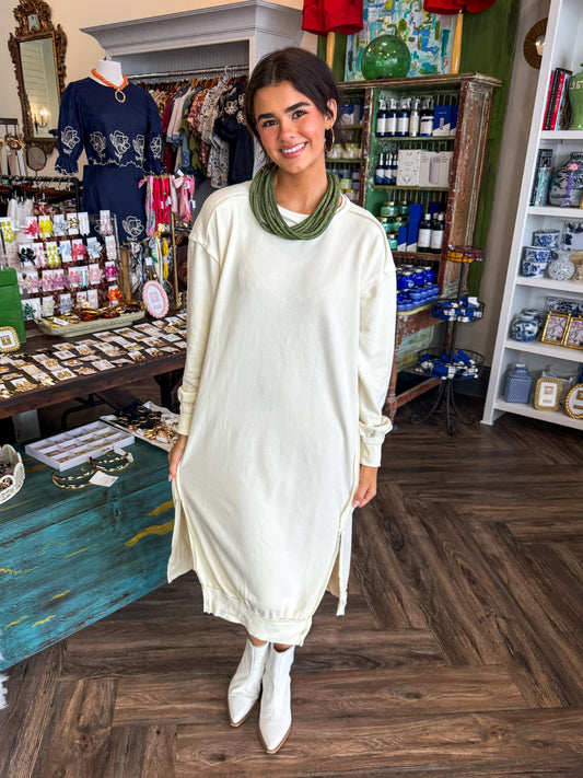 Comfy Sweatshirt Dress