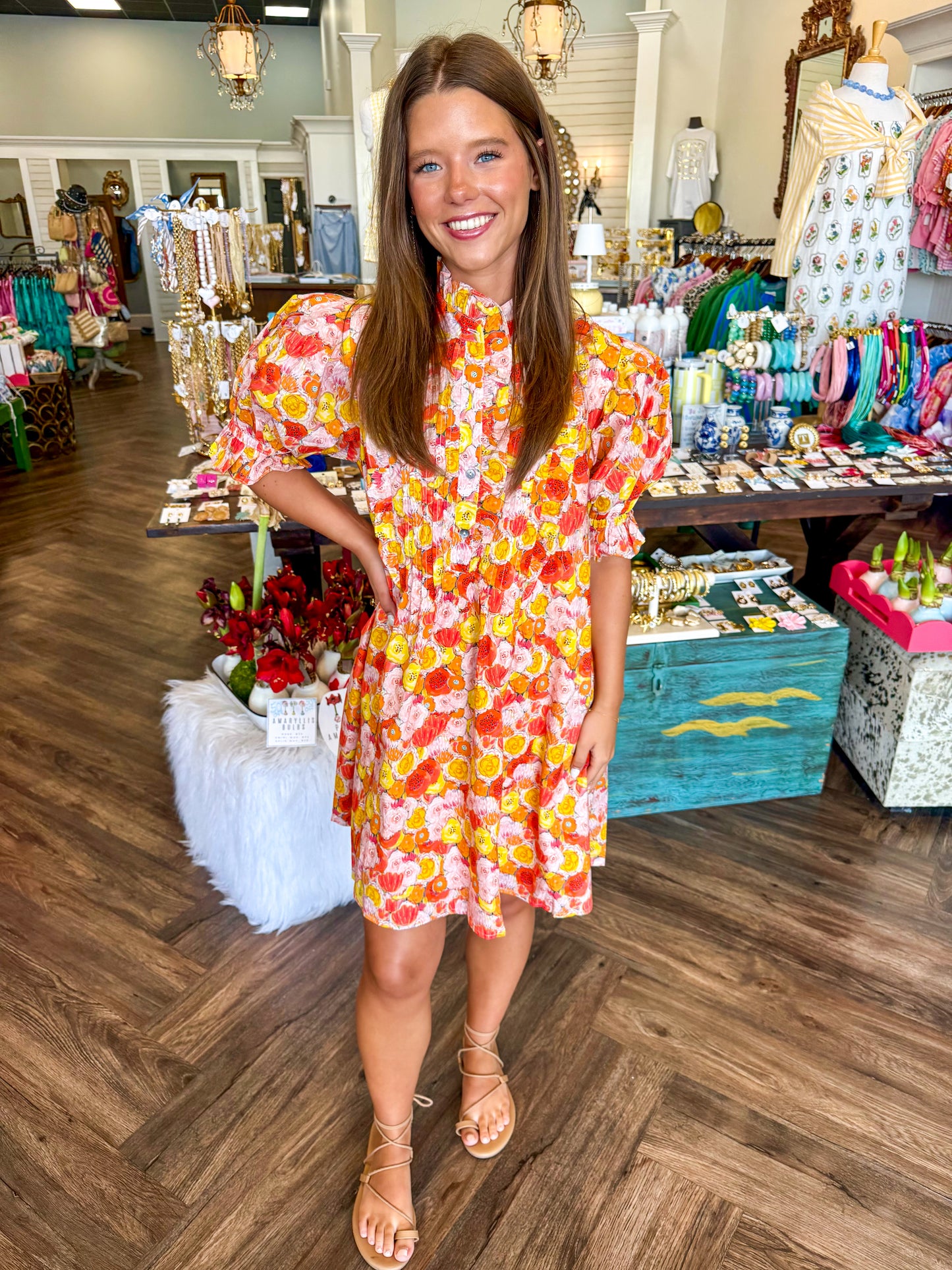 Sunset Rose Dress