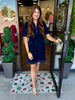Nancy Navy Dress