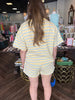 Blue and Yellow Striped Set