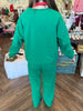 Fleece Pullover Set: Dk Green