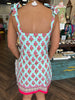 Floral Athletic Romper Dress