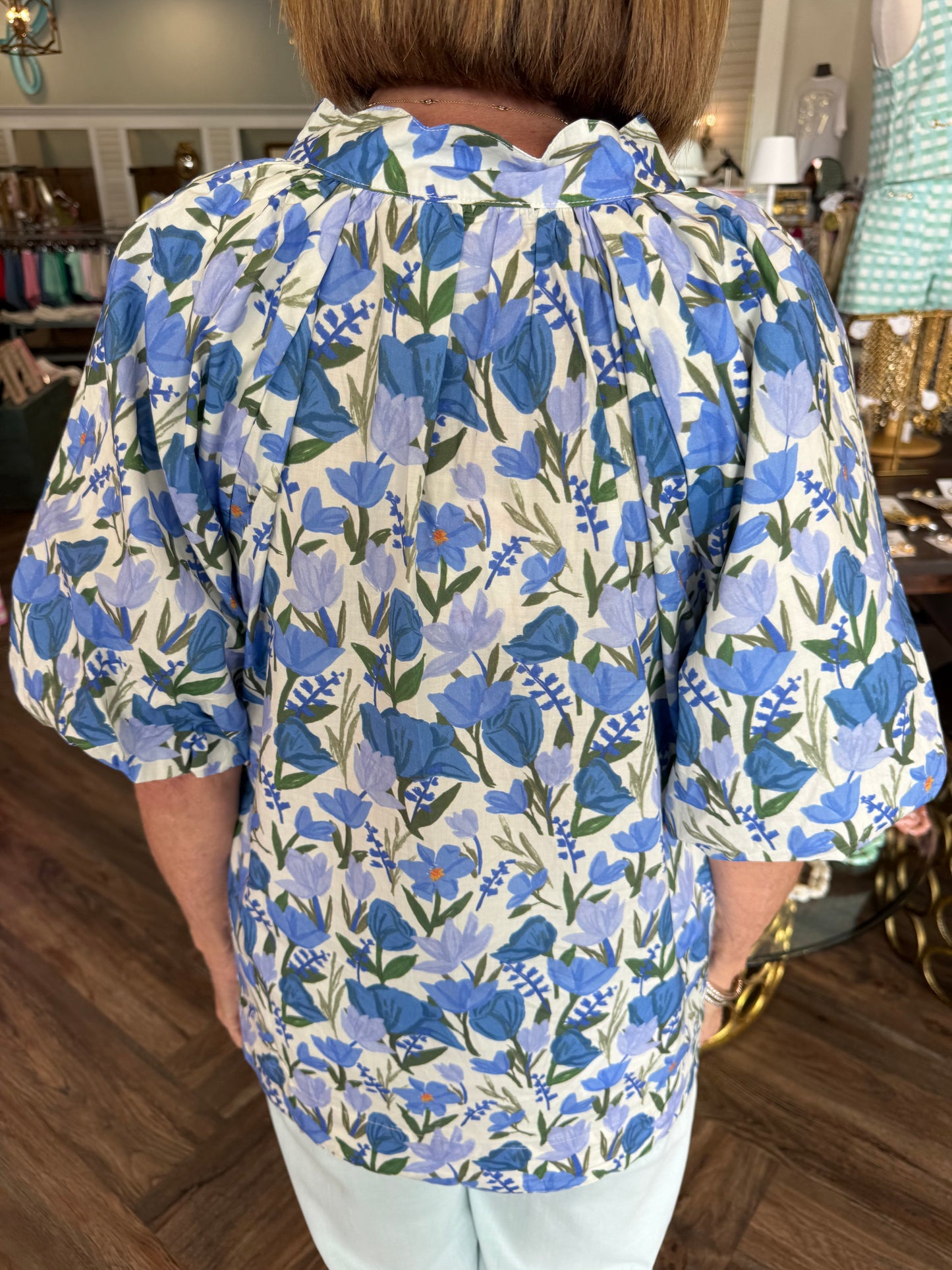 Belle of Summer Top: Blue