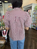 Wine Country Striped Top