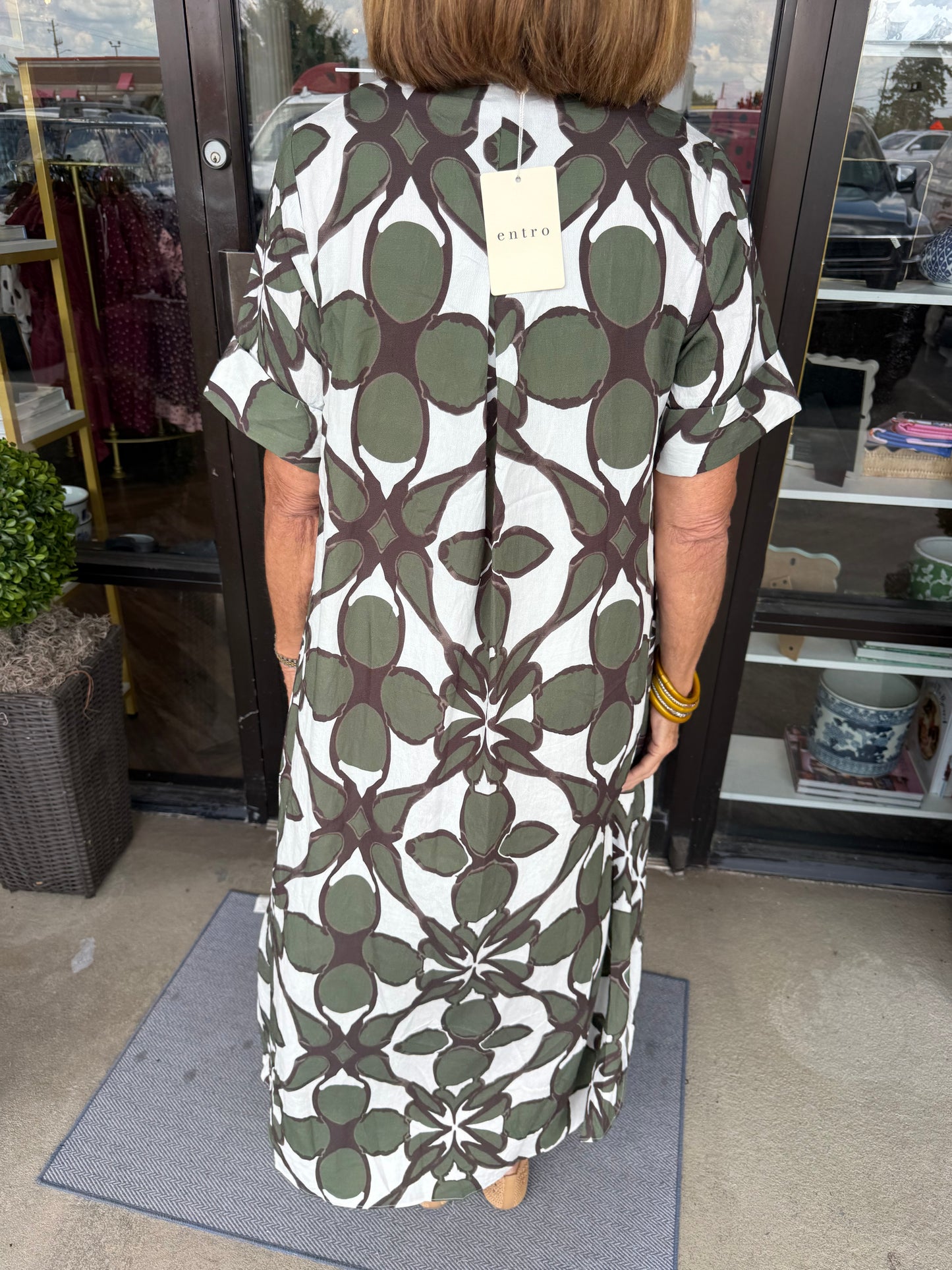 Living in Olive Midi Dress