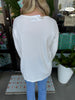 Cozy Soft Pocket Sweater: Ivory