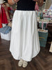 Classic Bubble Skirt: White