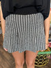 Jacquard Pleated Skort