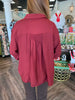 Chason Flowy Top: Burgandy