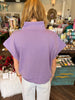 Scuba Zip Top: Lavender