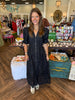 Flawly Eyelet Dress: Black