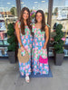 Tie Floral Mix Dress