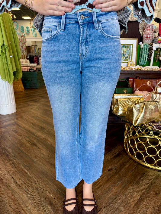 Vervet Slim Wide Jeans: Enviably
