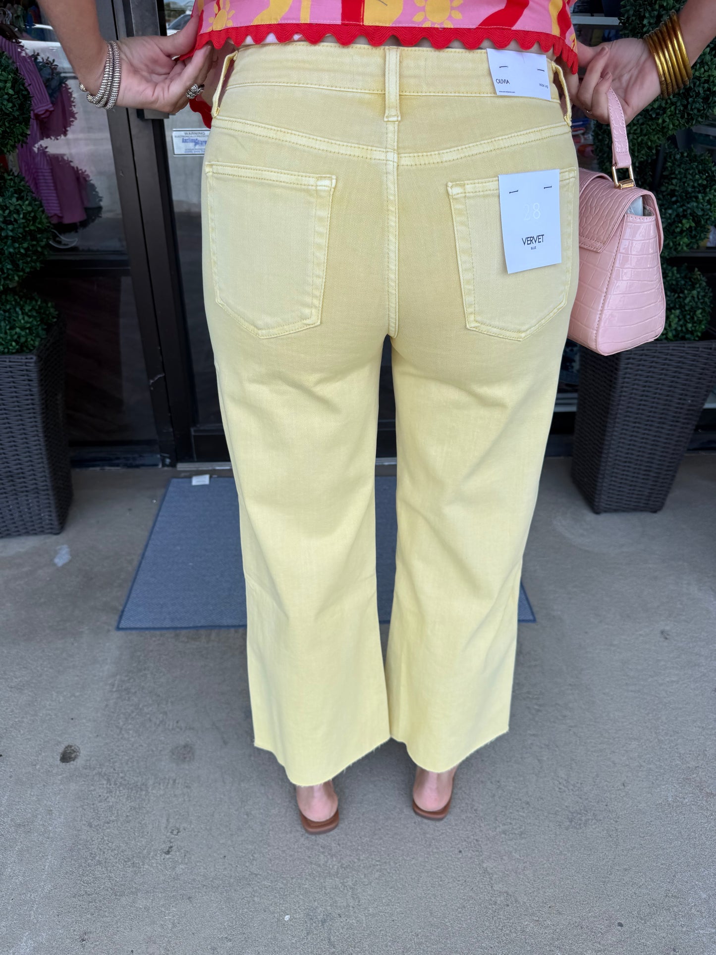 Vervet Jeans: Yellow