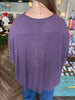 Ella Basic Tee: Dark Plum