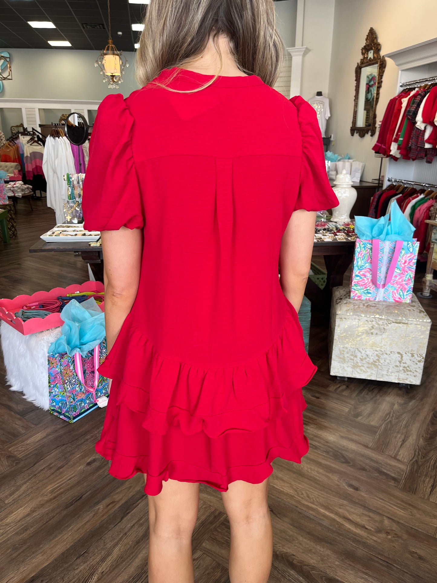 Flirty Red Dress