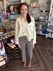Duck Embroidered Top: Yellow