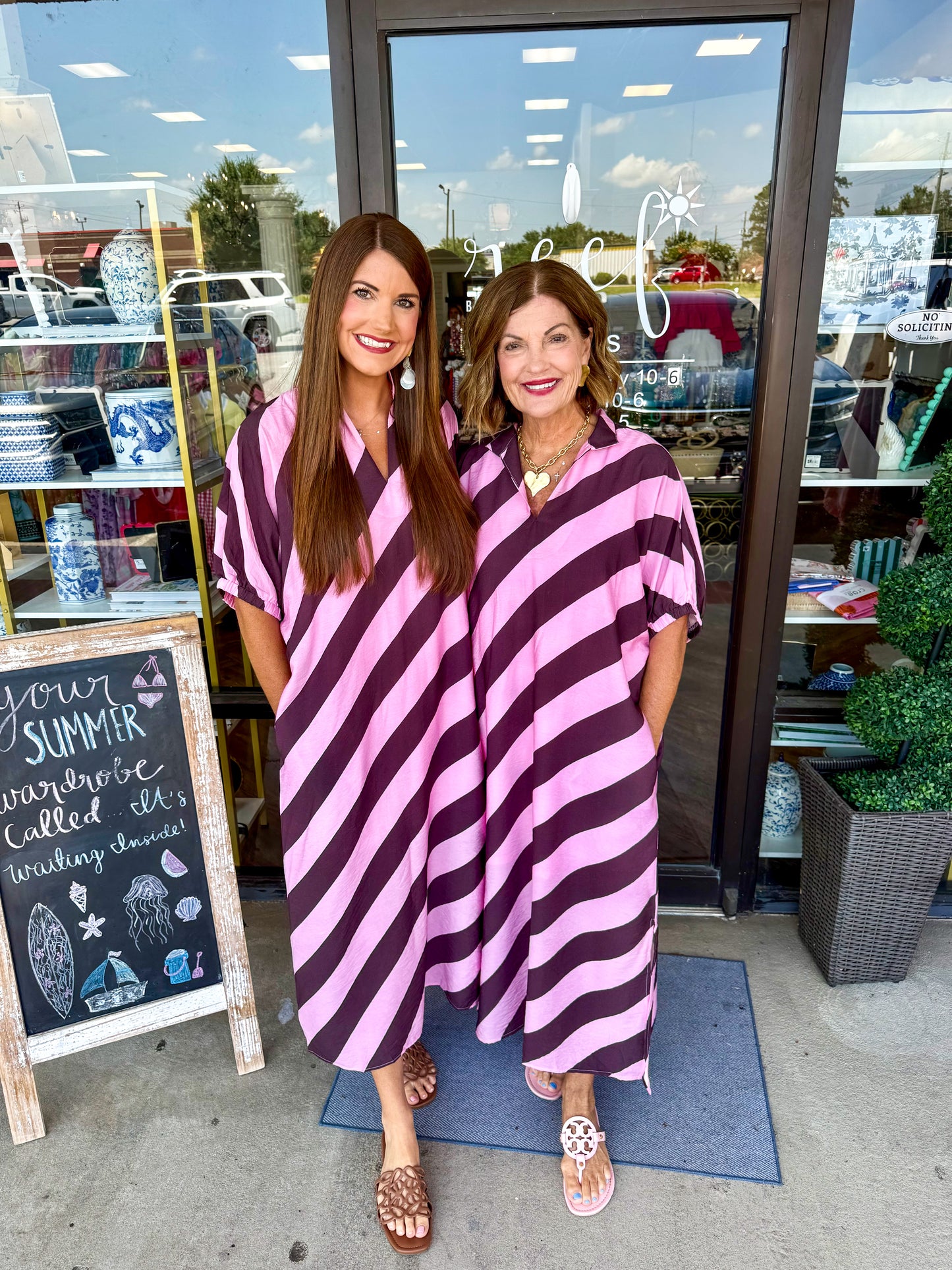 Pink Tea Midi Dress