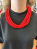 Rope Necklace: Red
