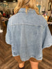 Medium Wash Cape Jacket