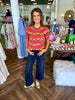 Funky Floral Sweater Top